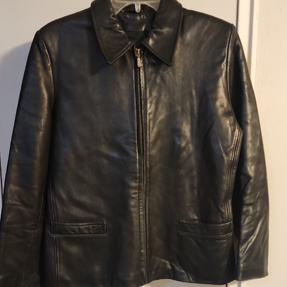 Men's Classic Black Leather Jacket